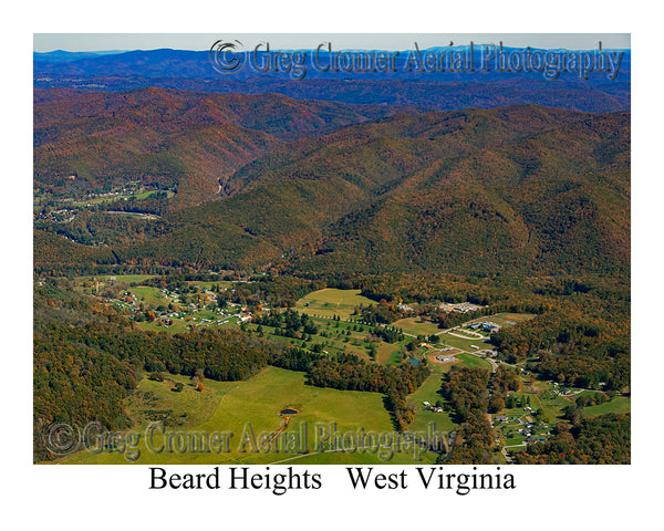 Aerial Photo of Beard Heights, West Virginia