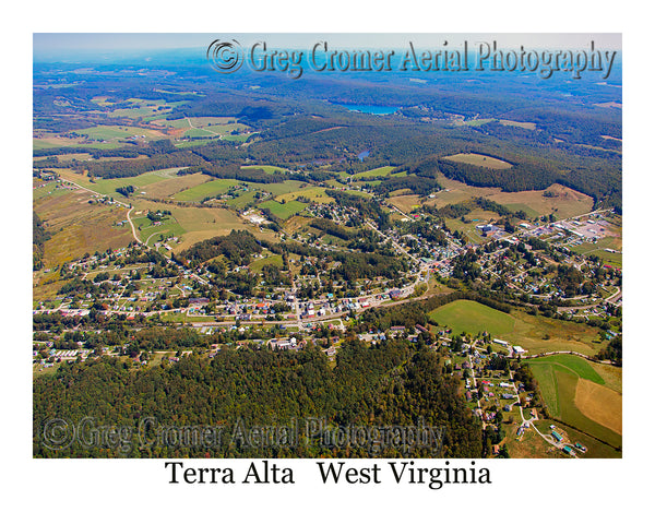 Aerial Photo of Terra Alta, West Virginia