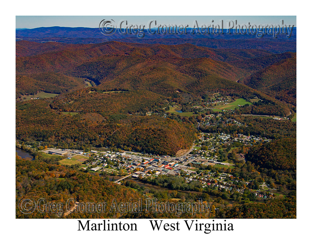 Aerial Photo of Marlinton, West Virginia