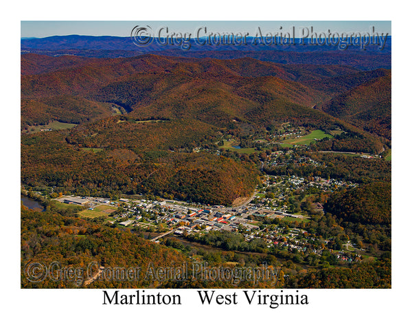 Aerial Photo of Marlinton, West Virginia