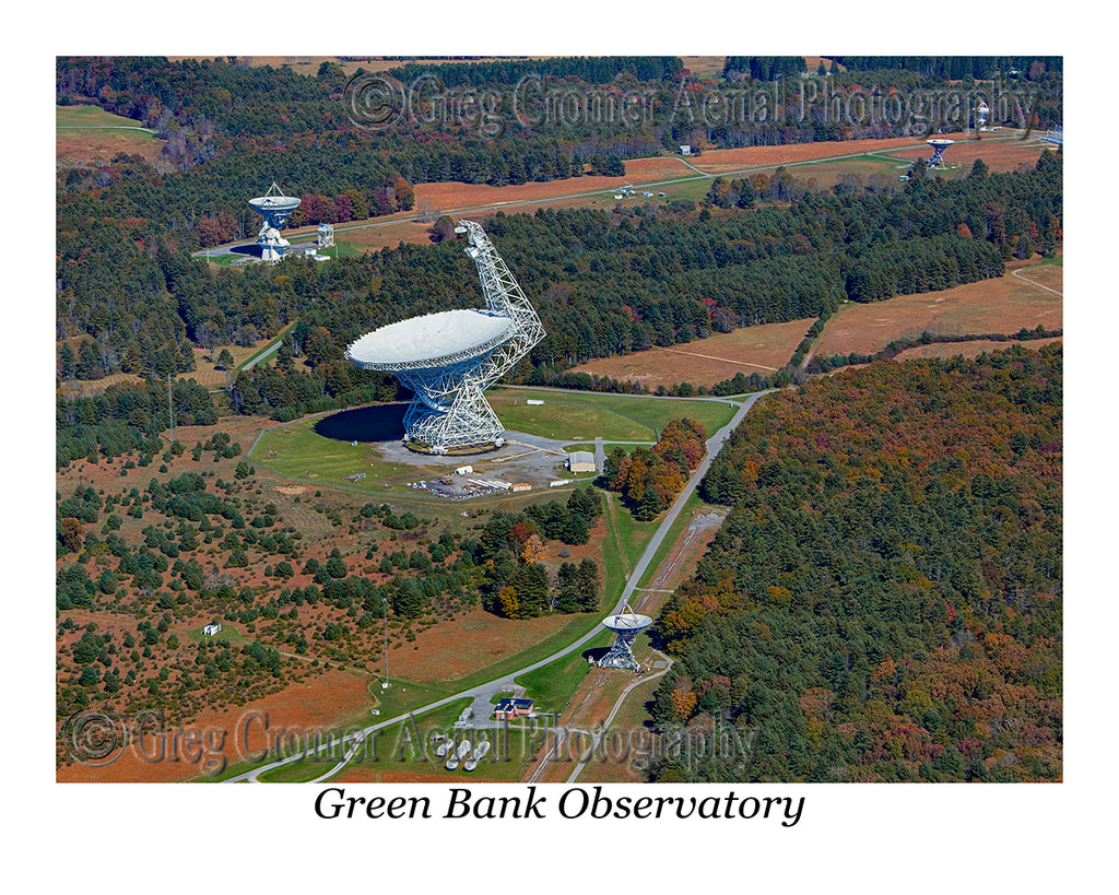Aerial Photo of Green Bank Observatory - Green Bank, West Virginia