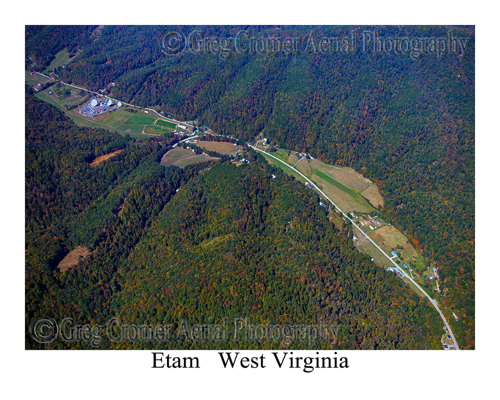 Aerial Photo of Etam, West Virginia