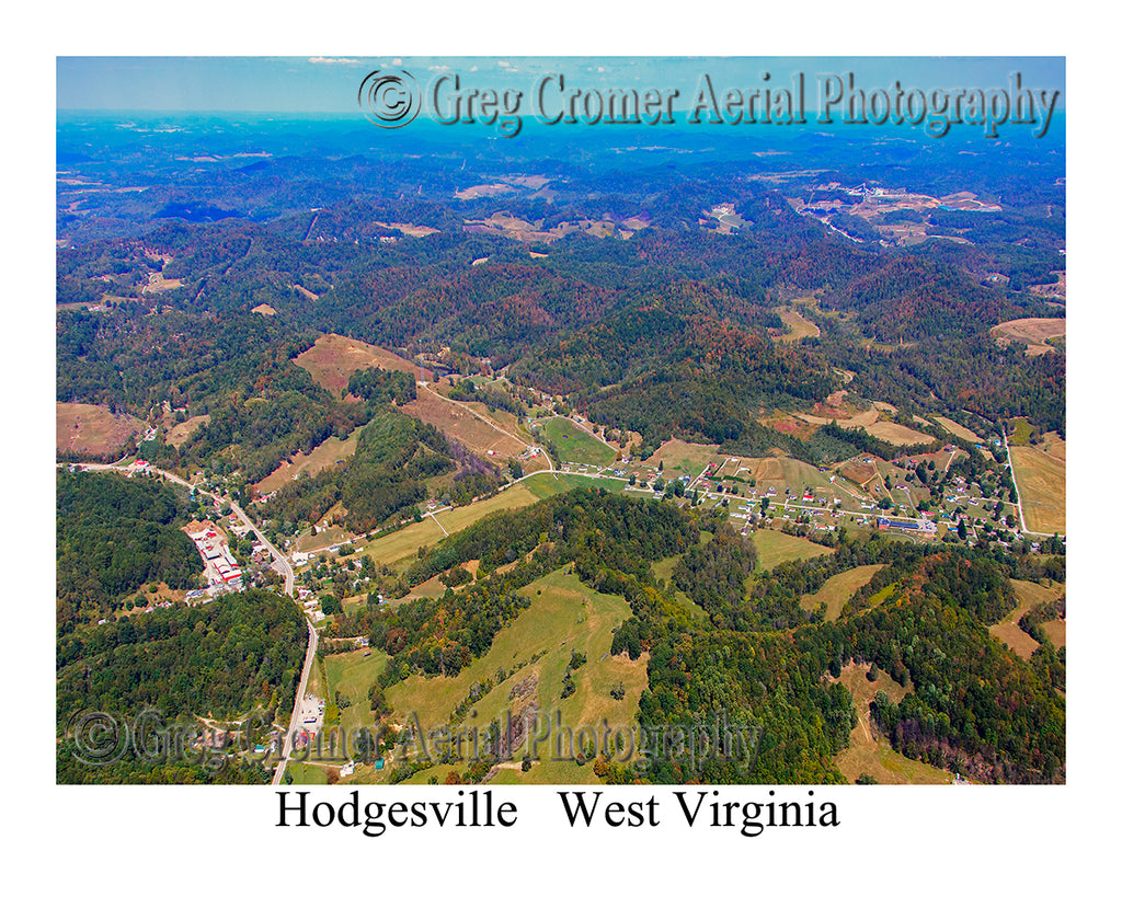 Aerial Photo of Hodgesville, West Virginia