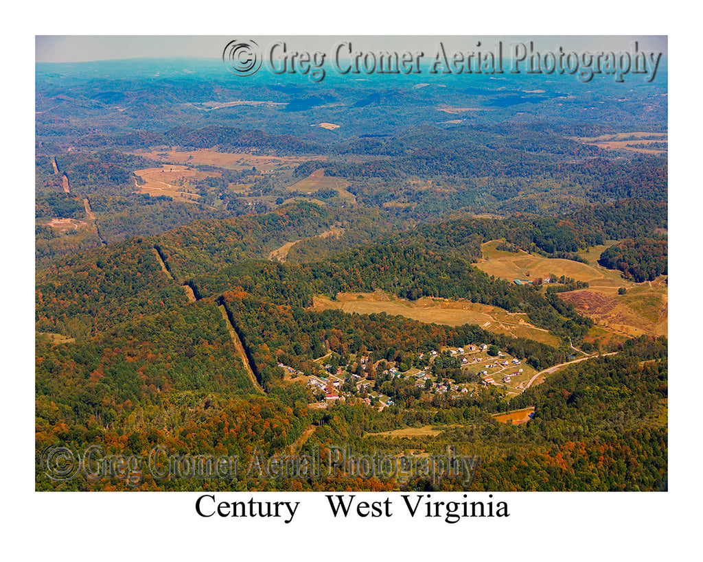 Aerial Photo of Century, West Virginia