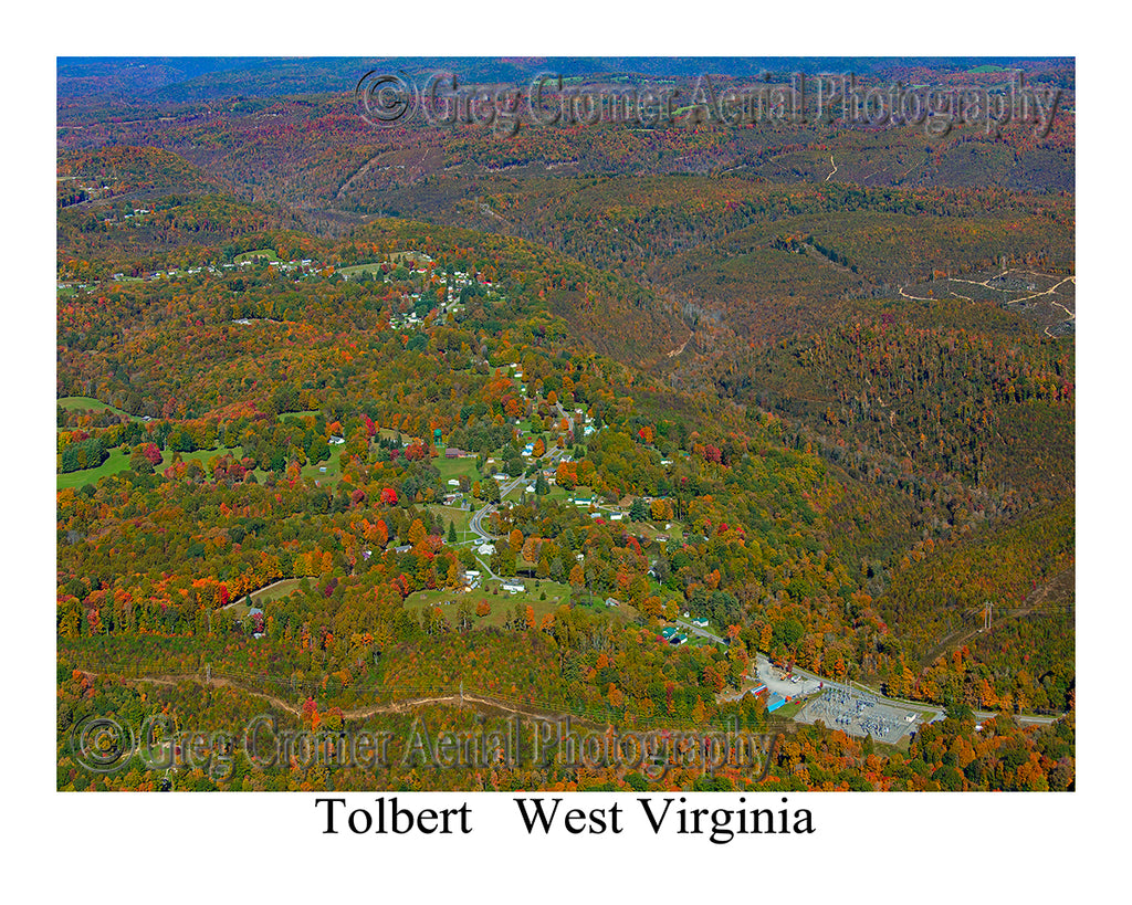 Aerial Photo of Tolbert, West Virginia