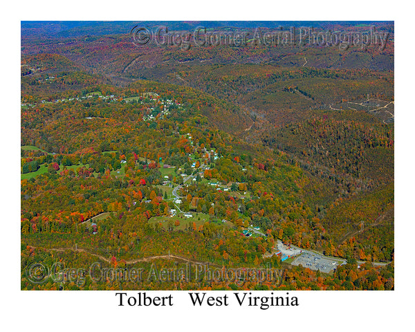 Aerial Photo of Tolbert, West Virginia