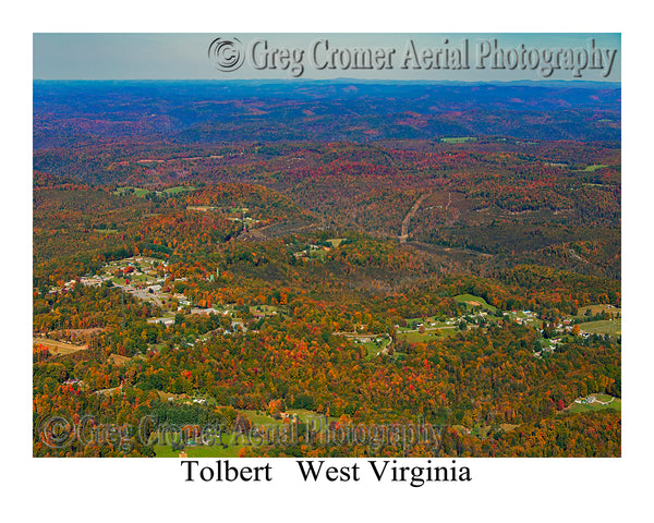 Aerial Photo of Tolbert, West Virginia