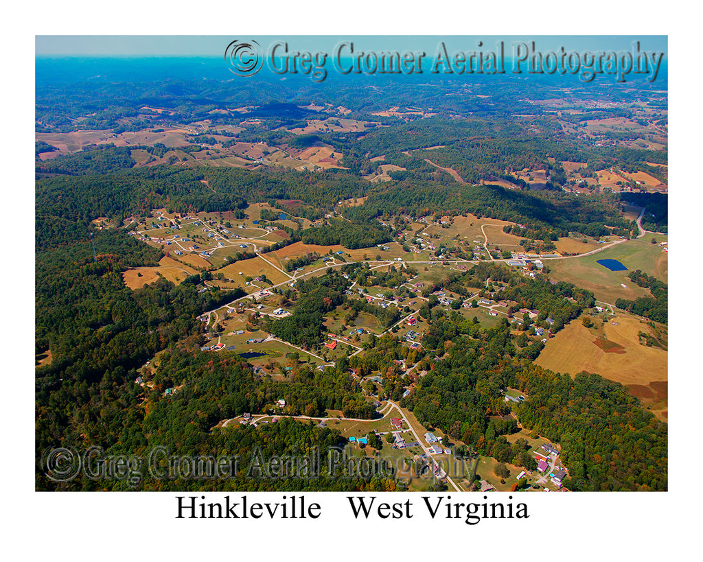 Aerial Photo of Hinkleville, West Virginia
