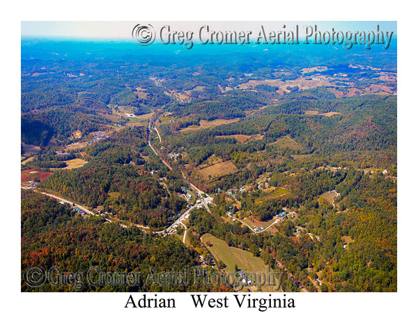Aerial Photo of Adrian, West Virginia