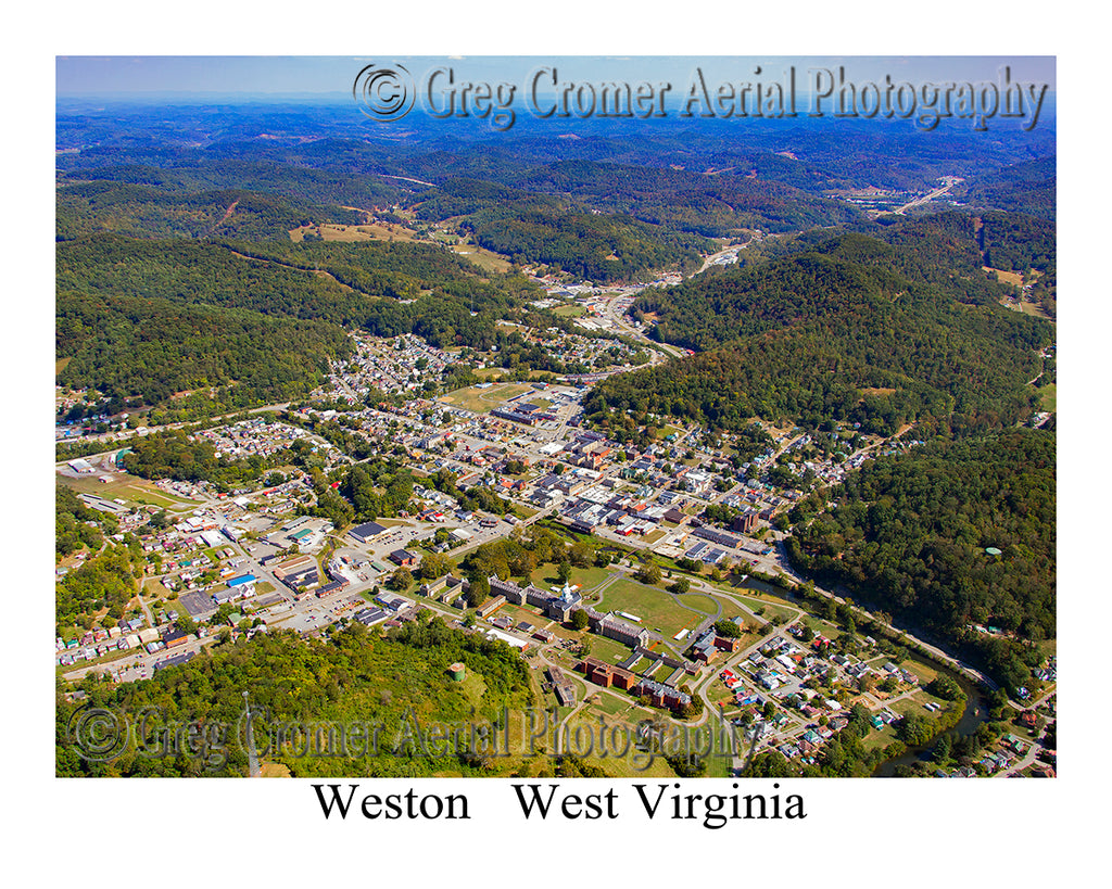 Aerial Photo of Weston, West Virginia