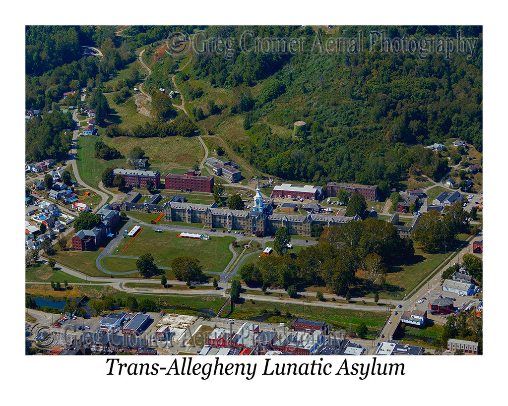 Aerial Photo of Trans Allegheny Lunatic Asylum - Weston, West Virginia