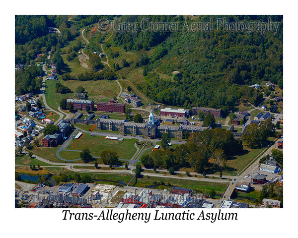 Aerial Photo of Trans Allegheny Lunatic Asylum - Weston, West Virginia