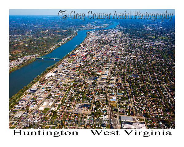 Aerial Photo of Huntington, West Virginia
