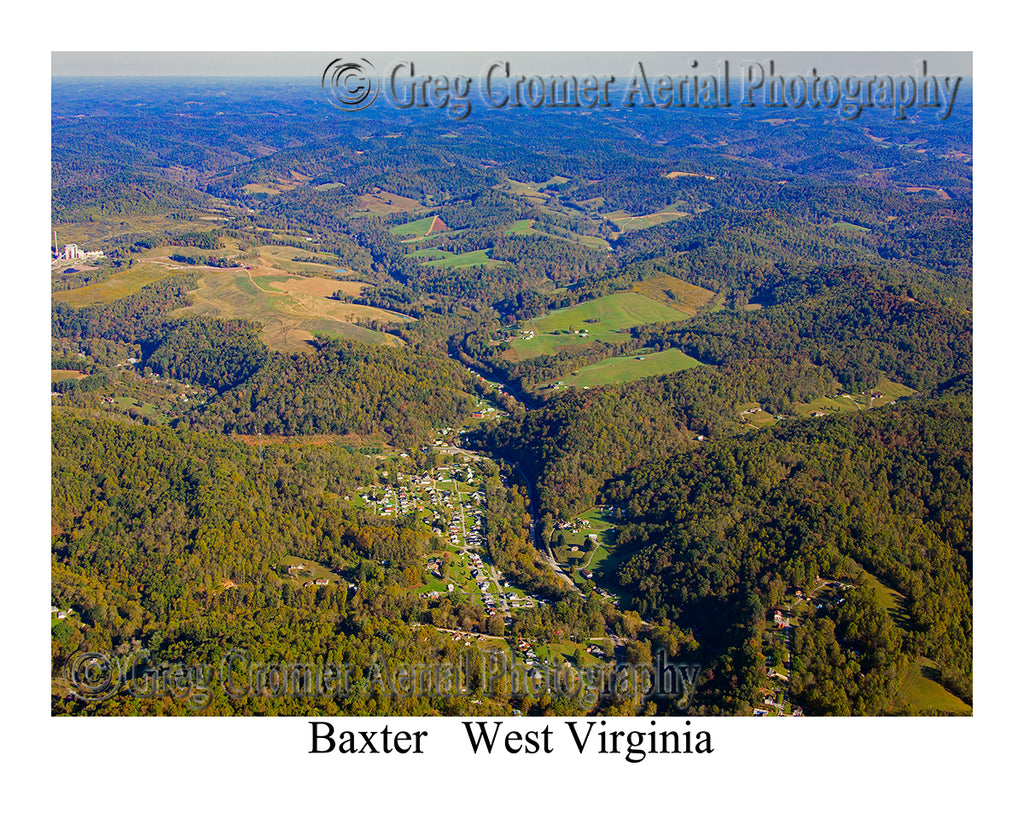 Aerial Photo of Baxter, West Virginia