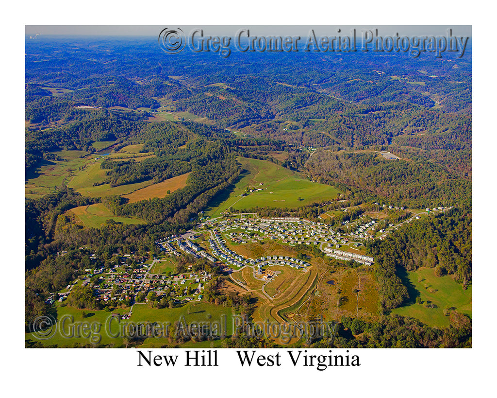 Aerial Photo of New Hill, West Virginia