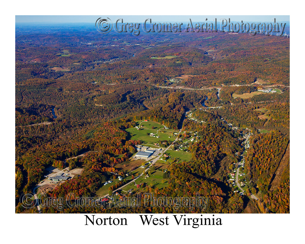 Aerial Photo of Norton, West Virginia