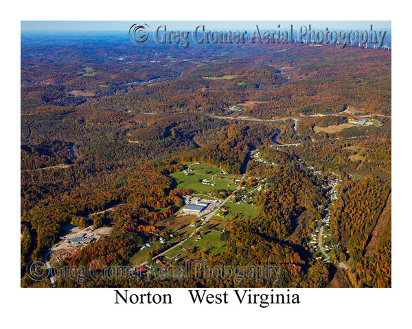Aerial Photo of Norton, West Virginia