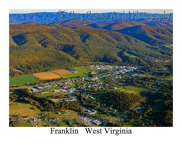 Aerial Photo of Franklin, West Virginia