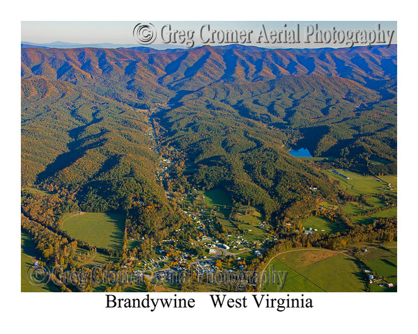 Aerial Photo of Brandywine, West Virginia