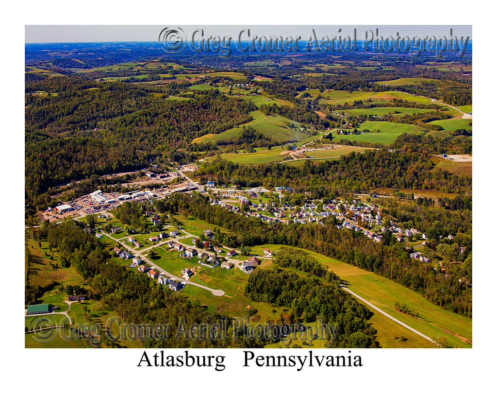Aerial Photo of Atlasburg, Pennsylvania