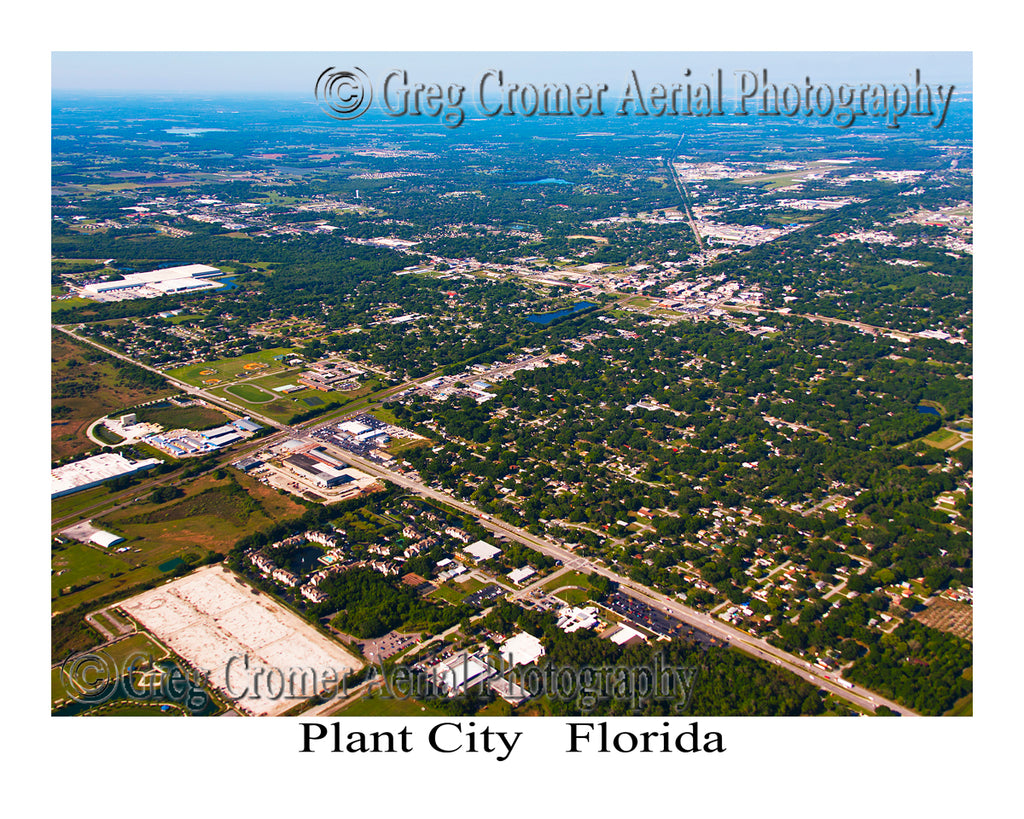 Aerial Photo of Plant City, Florida