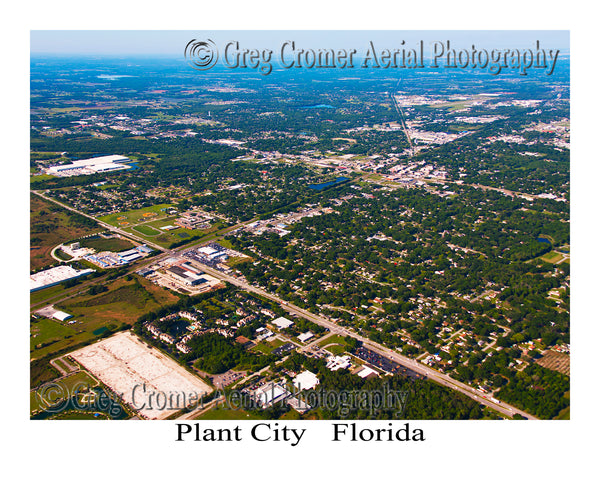 Aerial Photo of Plant City, Florida