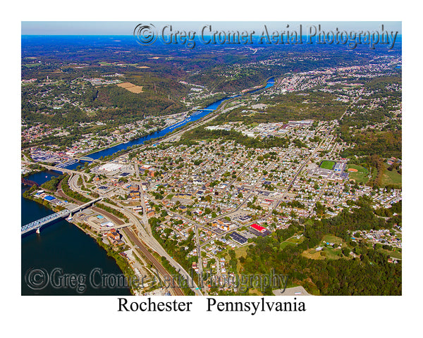 Aerial Photo of Rochester, Pennsylvania