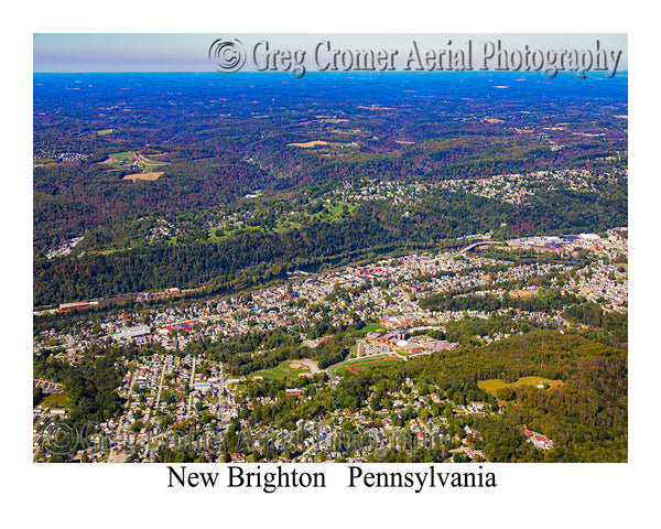 Aerial Photo of New Brighton, Pennsylvania
