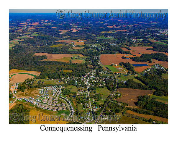 Aerial Photo of Connoquenessing, Pennsylvania