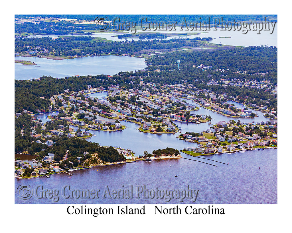 Aerial Photo of Colington Island, North Carolina