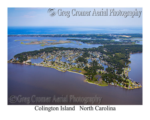 Aerial Photo of Colington Island, North Carolina