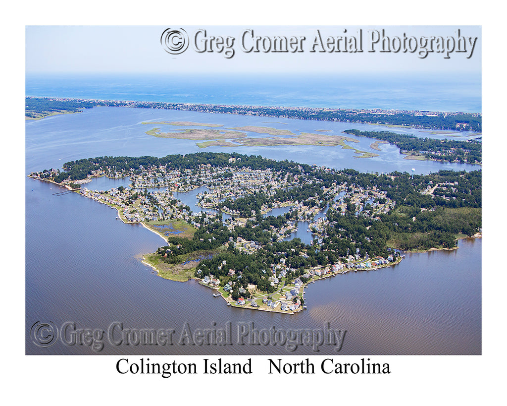 Aerial Photo of Colington Island, North Carolina