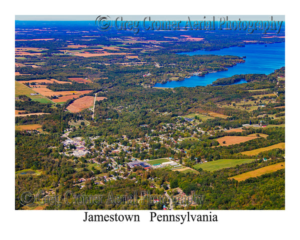 Aerial Photo of Jamestown, Pennsylvania