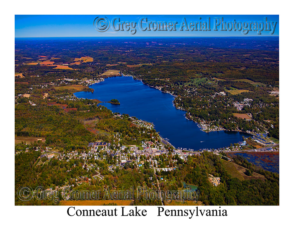 Aerial Photo of Conneaut Lake, Pennsylvania