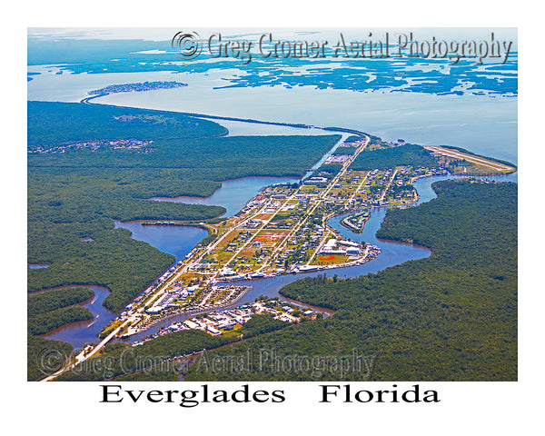 Aerial Photo of Everglades, Florida