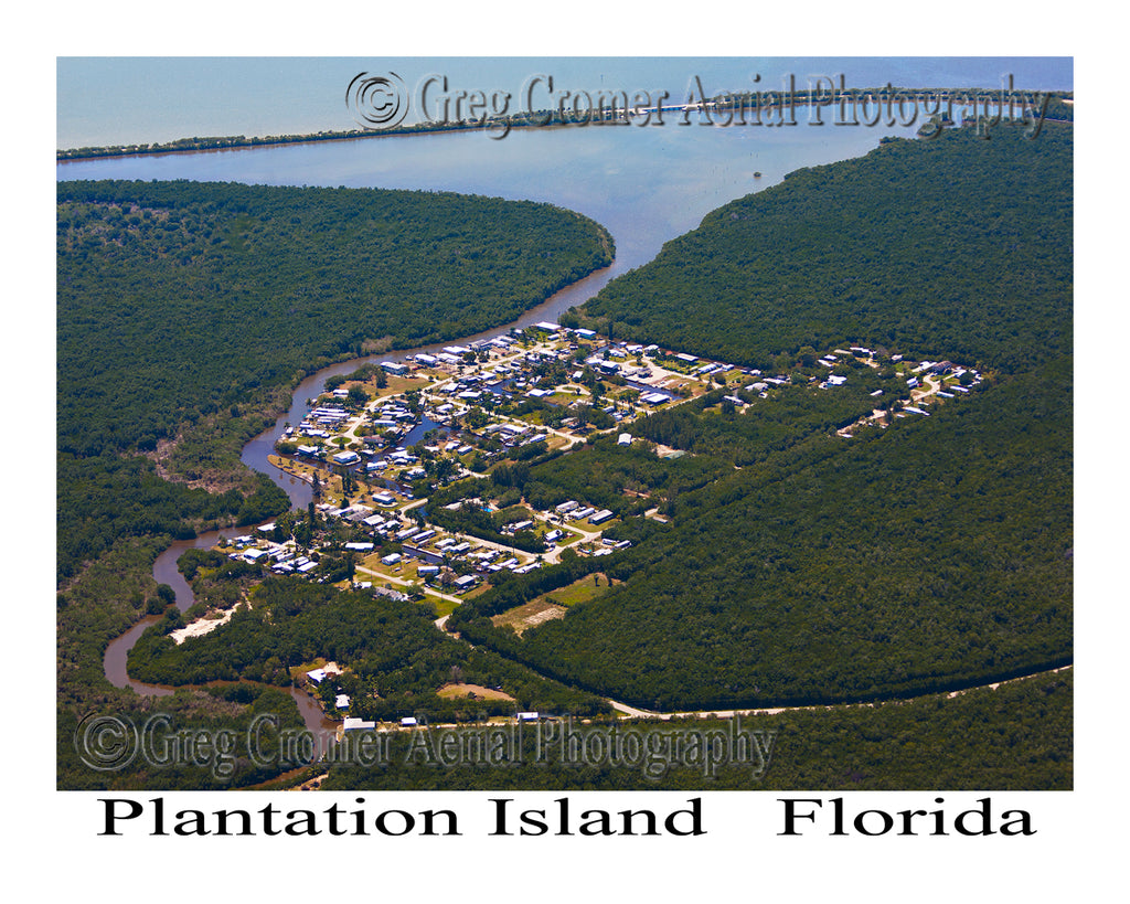 Aerial Photo of Plantation Island, Florida