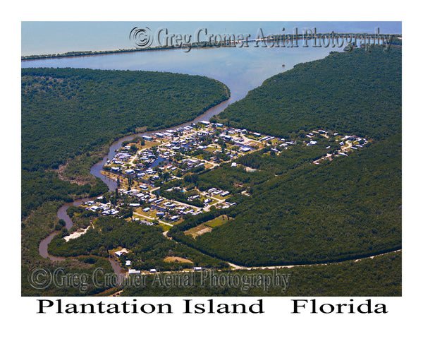 Aerial Photo of Plantation Island, Florida