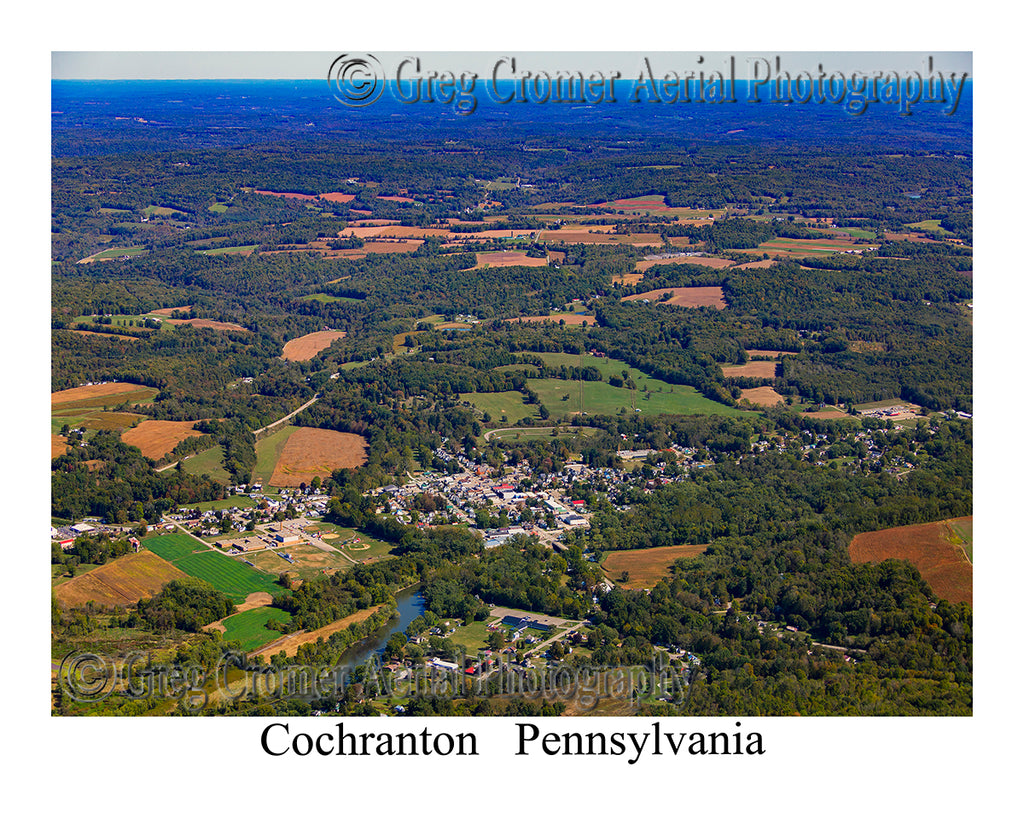 Aerial Photo of Cochranton, Pennsylvania