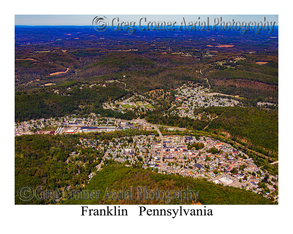 Aerial Photo of Franklin, Pennsylvania