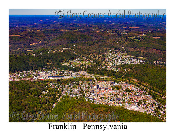 Aerial Photo of Franklin, Pennsylvania
