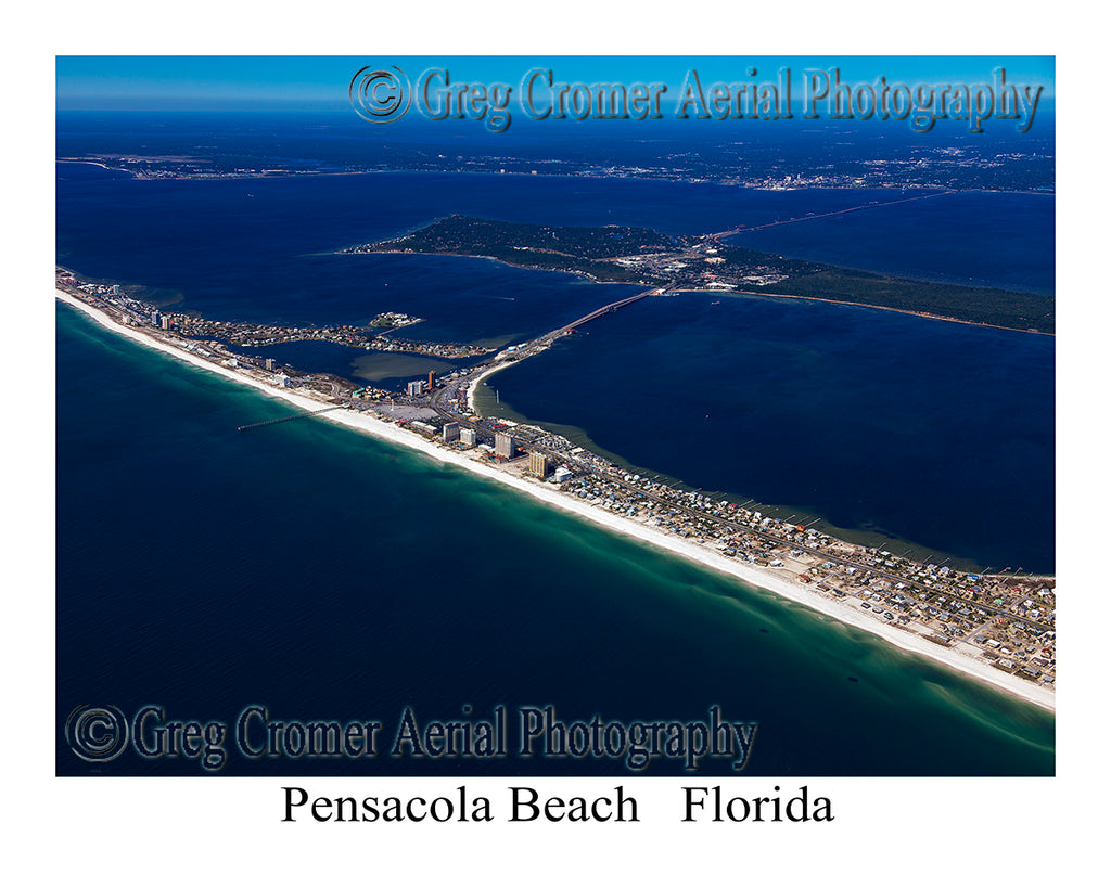 Aerial Photo of Pensacola Beach, Florida