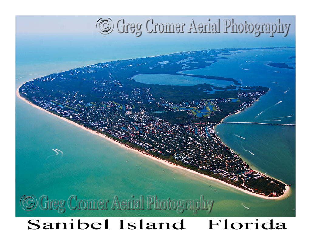 Aerial Photo of Sanibel Island, Florida