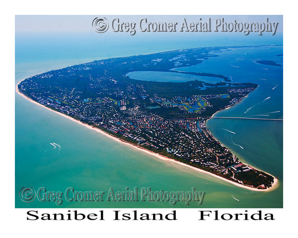 Aerial Photo of Sanibel Island, Florida