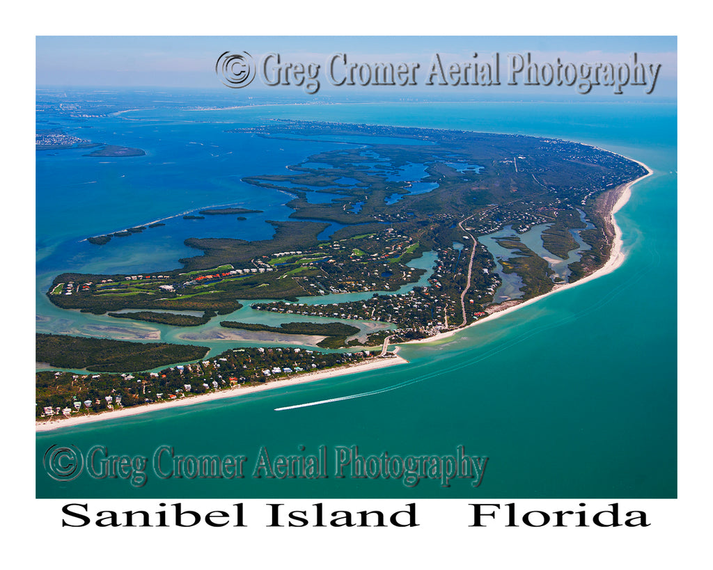 Aerial Photo of Sanibel Island, Florida