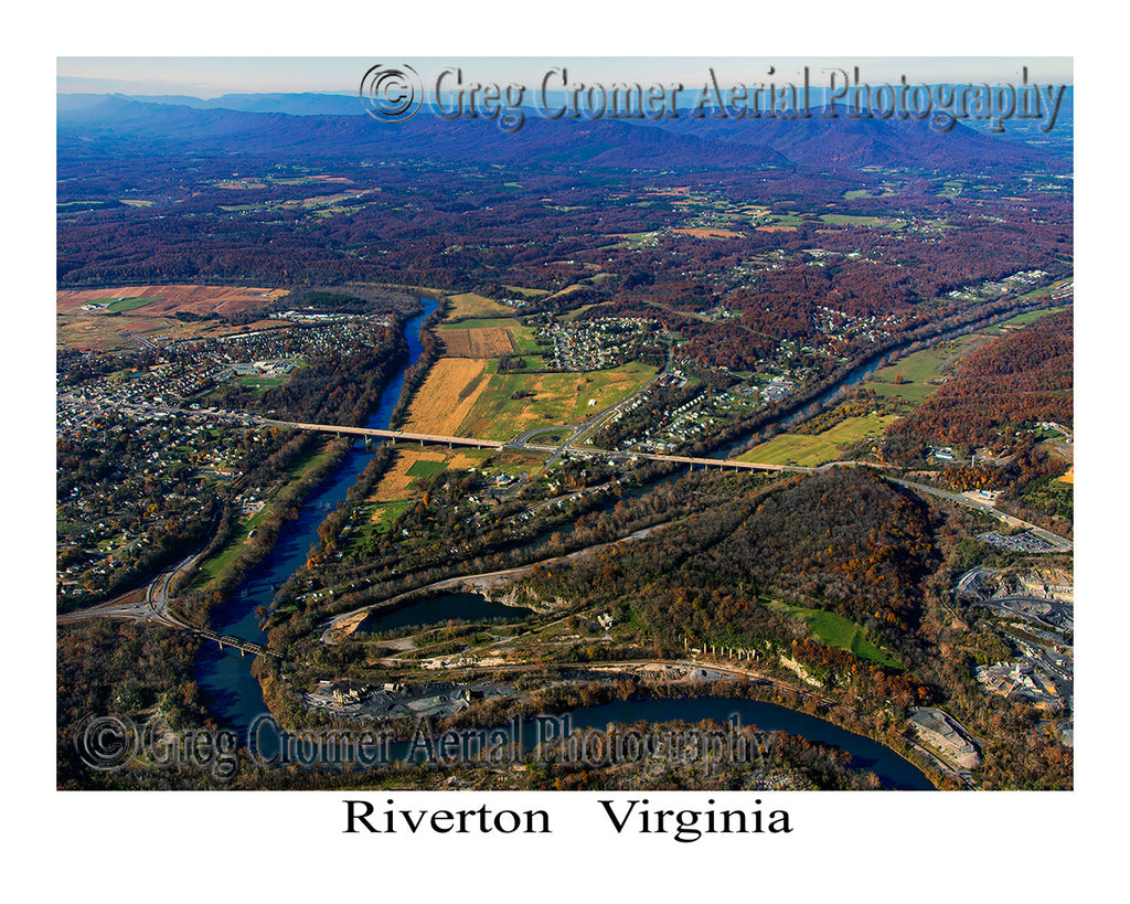 Aerial Photo of Riverton, Virginia