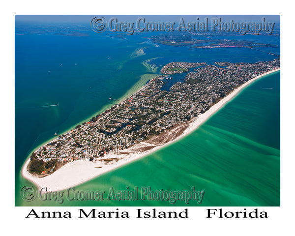 Aerial Photo of Anna Maria Island, Florida