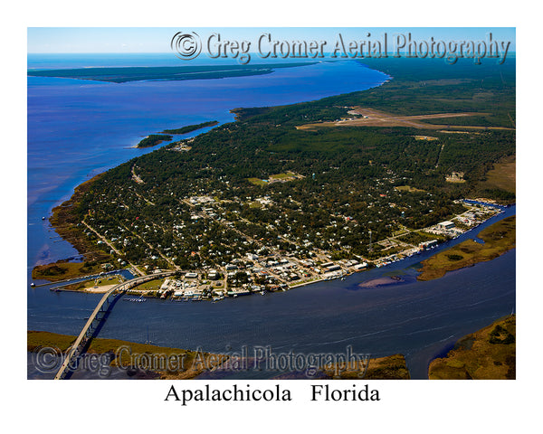 Aerial Photo of Apalachicola, Florida
