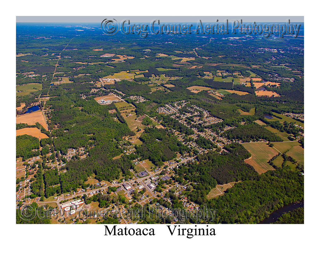 Aerial Photo of Matoaca, Virginia