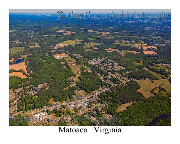 Aerial Photo of Matoaca, Virginia