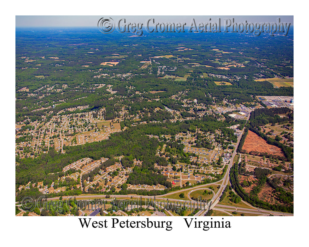 Aerial Photo of West Petersburg, Virginia